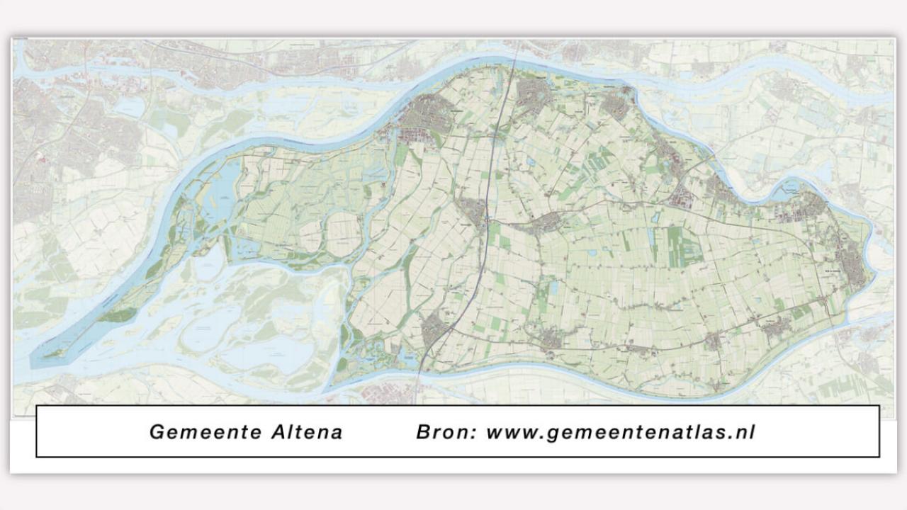 Kaart van Altena van Gemeentenatlas